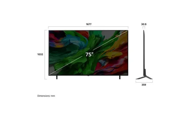 LG Téléviseur UHD 4K LG 75QNED85A6C